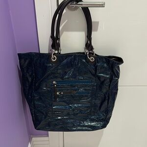 Stylish Blue Tote Bag